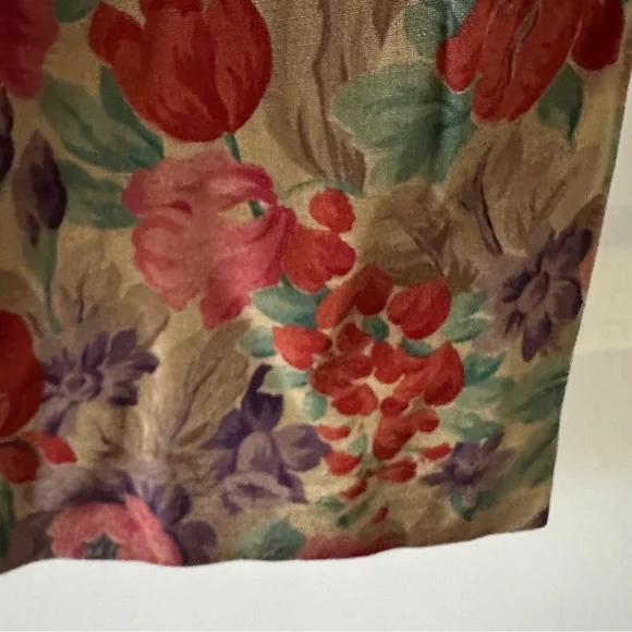 Vintage 70s Dawn Joy Brown Floral Button Up Dress Women’s Size Small Retro - Picture 13 of 16